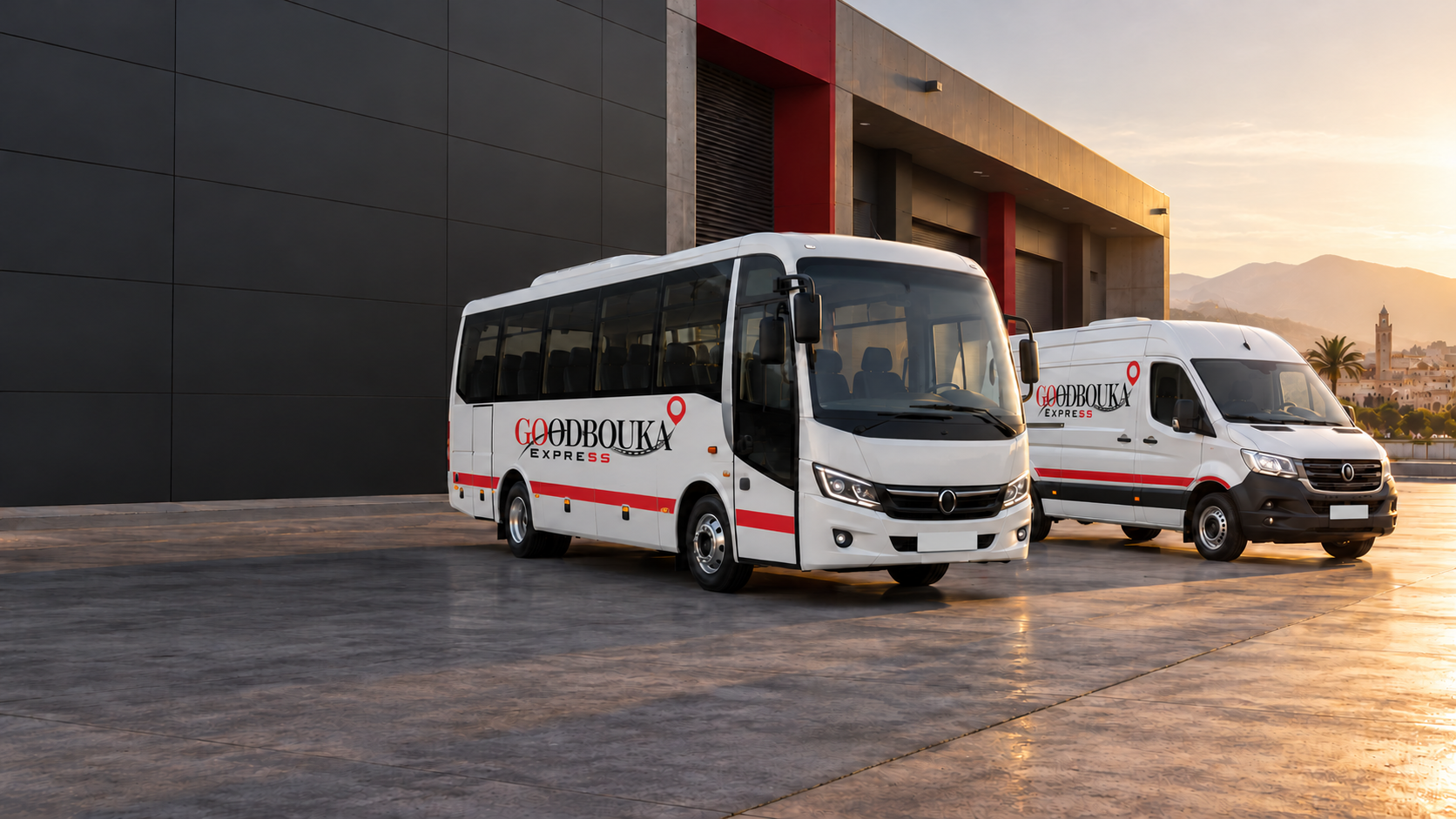 Illustration transport GOODBOUKA Express
